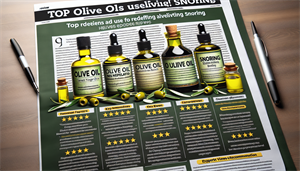 Best Olive Oil for Snoring A Comprehensive Review of Top Oils